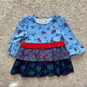 Matilda Jane Floral, Holiday Shirt or Tunic in Size 4